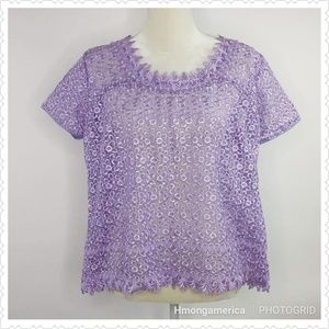 Custom made Purple or Lilac Top